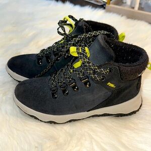 L.L. Bean Black and Yellow Outdoor Boots with Rugged Durability